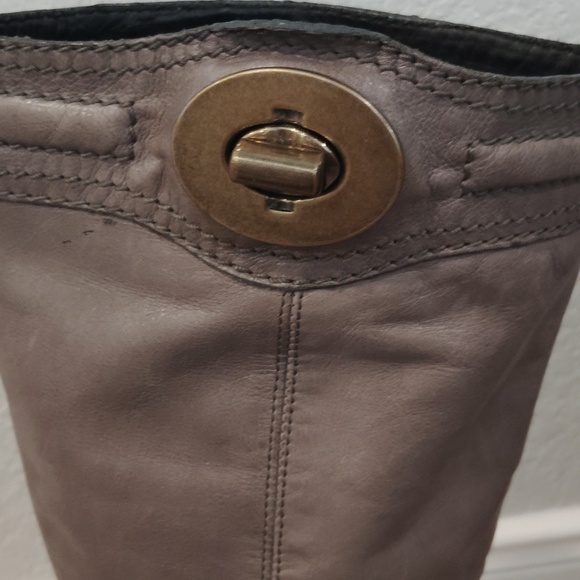 Coach Heeled Boots with Chunk Heel - Picture 5 of 6